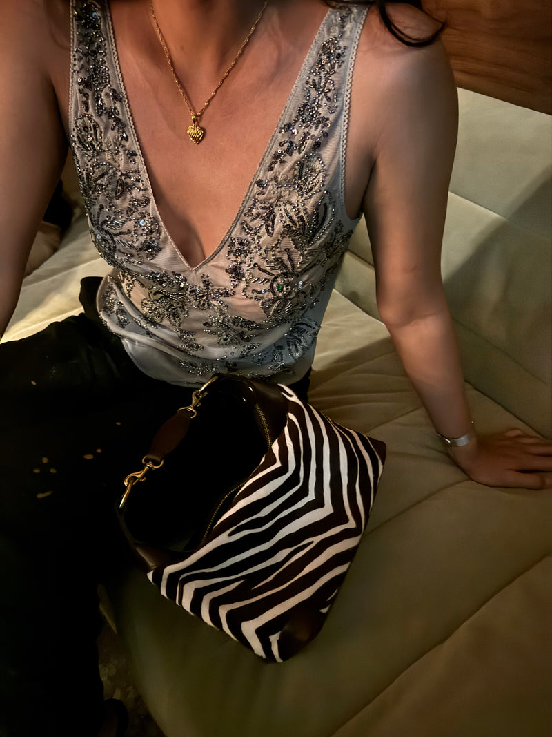 Beatriz Mini in Zebra — customer photo