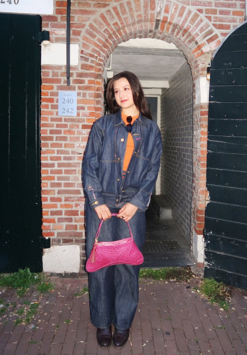 Madelene in Pink Ostrich — customer photo